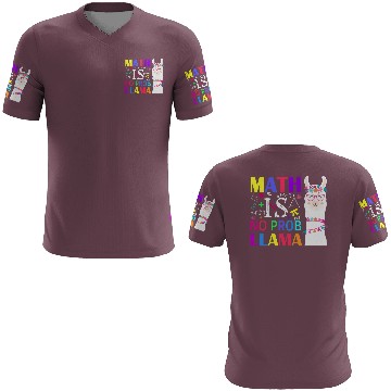 Discover Math Is No Prob-Llama Teacher Student First Day 3D T Shirts