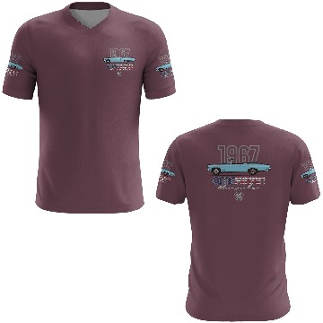 Discover American Light Blue Convertible 3D T Shirts