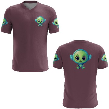 Discover Kawaii Laughing Alien 3D T Shirts