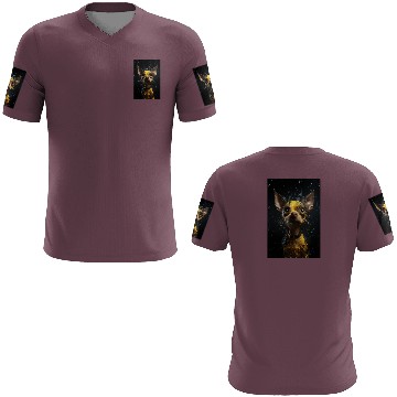 Discover Cute Chihuahua in Yellow Surreal Rain 3D T Shirts