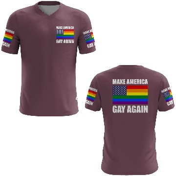 Discover Rainbow LGBTQ American Pride Diversity Flag 3D T Shirts