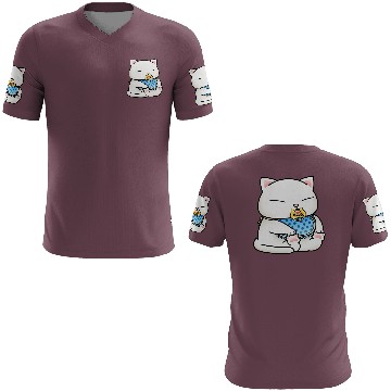 Discover Cute White Baby Cat 3D T Shirts