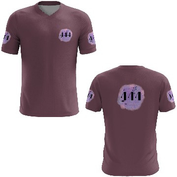 Discover Angel Number 444 Numerology Purple 3D T Shirts