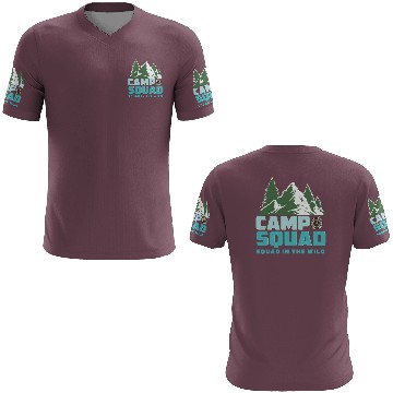 Discover CAMP SQUAD SQUAD IN THE WILD 3D T Shirts