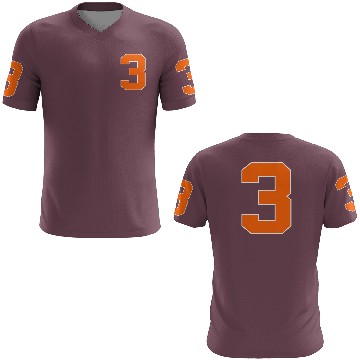 Discover Number 3 Sports Orange 3D T Shirts