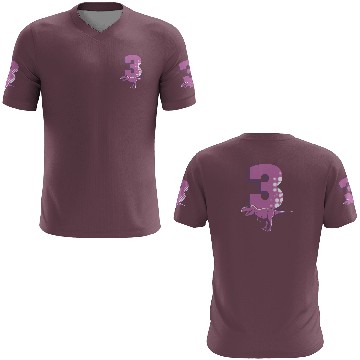 Discover 3rd birthday 3 years dinosaur dino gift 3D T Shirts