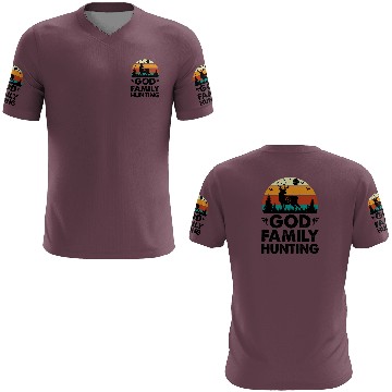 Discover God Family Hunting 3D T Shirts