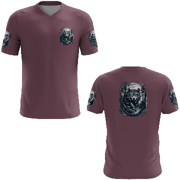 Discover Sunset Grey Wolf Hunter for Men and Women 3D T Shirts