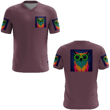 Discover Mod Owl: Bold Owl with Green Glasses 3D T Shirts