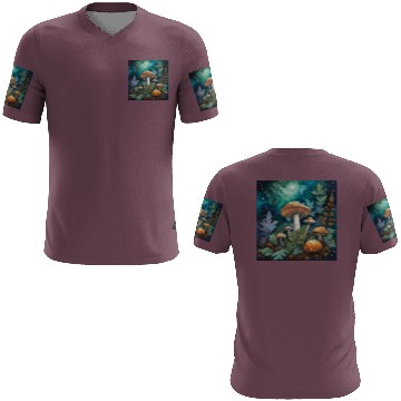 Discover Full Moon Mushroom Nature 3D T Shirts