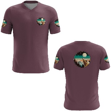 Discover Bear under the moonlight natural idyll 3D T Shirts