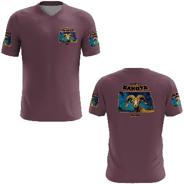 Discover North Dakota - Sheep 3D T Shirts