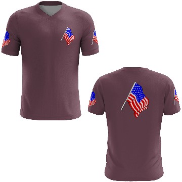 Discover Flag of USA, stars and stripes 3D T Shirts