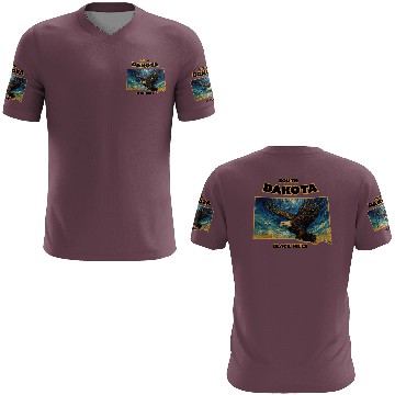 Discover South Dakota - Eagle 3D T Shirts