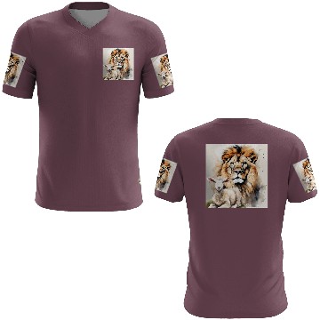Discover Lion and Lamb Christian Apparel 3D T Shirts