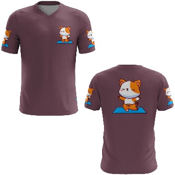 Discover Zen Kitty Yoga 3D T Shirts
