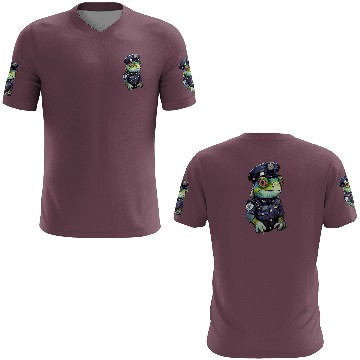 Discover Chameleon policewoman 3D T Shirts
