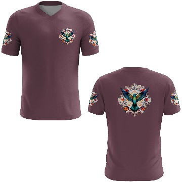 Discover Hummingbird Mandala Art 3D T Shirts
