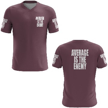 Discover Average Is The Enemy Training Workout Running Gym 3D T Shirts