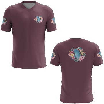 Discover Dolphin Flower Floral 3D T Shirts