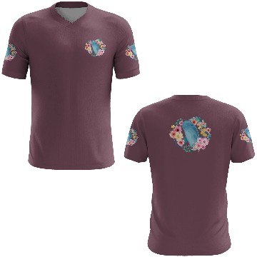 Discover Dolphin Flower Floral 3D T Shirts