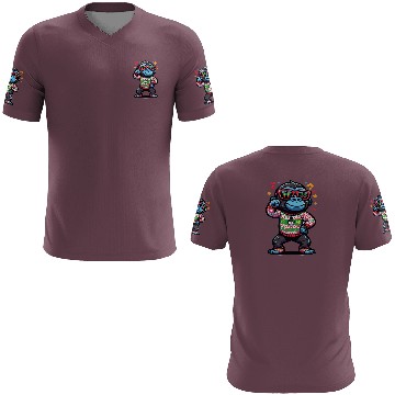 Discover Gorilla With Sunglasses 3D T Shirts