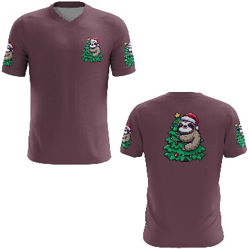Discover Christmas Sloth - Relaxing on the Christmas Tree 3D T Shirts
