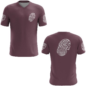 Discover Authentic Maori Tattoo Artistry in white 3D T Shirts