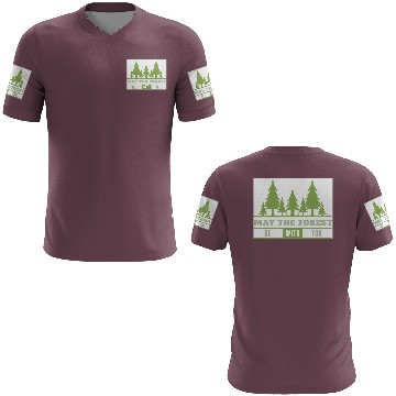 Discover May The Forest Be With You 3D T Shirts