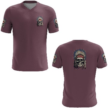 Discover Skull Indian Chief Native American USA 3D T Shirts