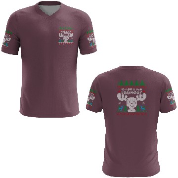 Discover Can I Refill your Eggnog? Ugly Christmas Themed 3D T Shirts