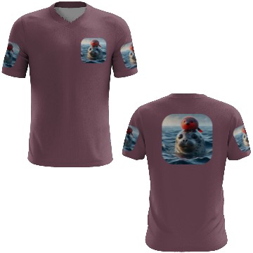 Discover Seal and pufferfish friends from the ocean 3D T Shirts