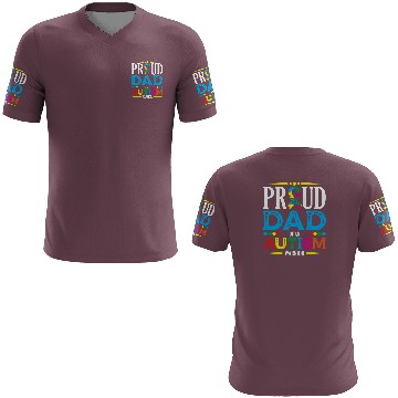 Discover Proud Dad Of An Autism Warrior Spectrum Autistic 3D T Shirts