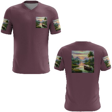 Discover Serenity in Blossom Elegant Floral Art 3D T Shirts
