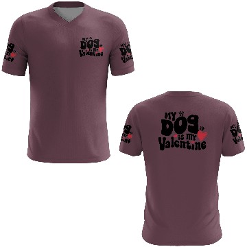 Discover "My dog is my Valentine" / V-Day 3D T Shirts