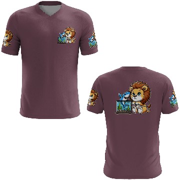 Discover Lion in Aquarium: Fish & Shark 3D T Shirts