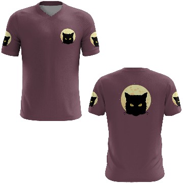 Discover Cat Full Moon Cat Owner Gift 3D T Shirts
