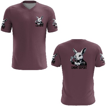 Discover Rabbit Carat Expert 3D T Shirts