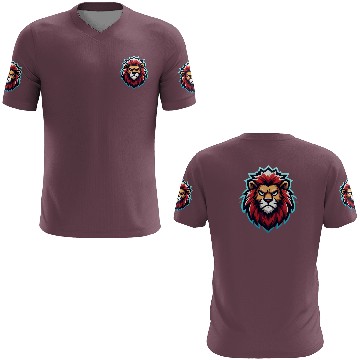 Discover Lion angry 3D T Shirts