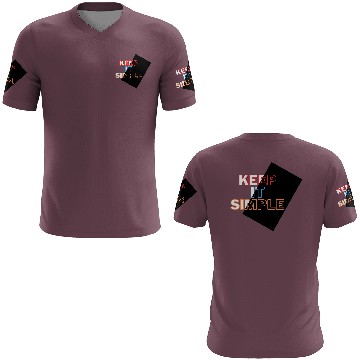 Discover Minimalist Mastery: Keep It Simple Apparel 3D T Shirts