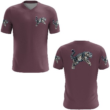 Discover Snow Leopard Leopard White Leopard 3D T Shirts
