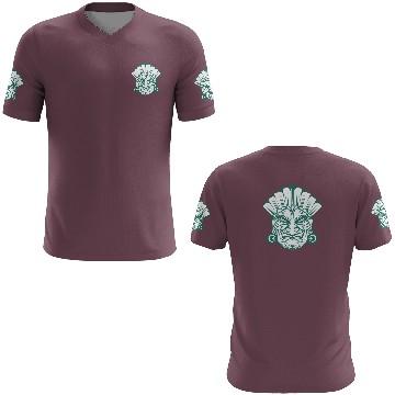 Discover Ancient Mythical Portrait Amerindian Warrior 3D T Shirts