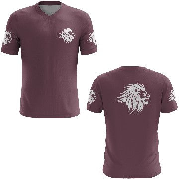 Discover Waving Mane Lion Head Tattoo Ink Style 3D T Shirts