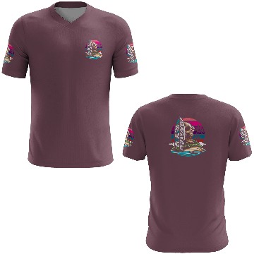 Discover Surfing Surfer Skull Nature 3D T Shirts