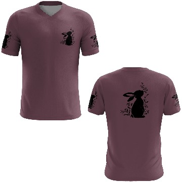 Discover Floral Easter Bunny Rabbit With Spring Flowers 3D T Shirts
