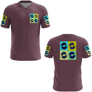 Discover Pop Art Style Vinyl Albums Poster 3D T Shirts