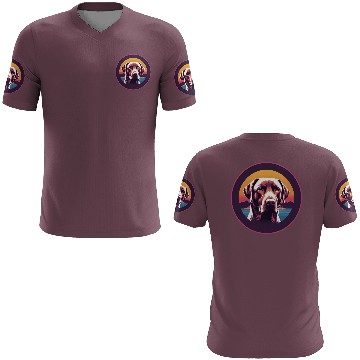 Discover Synthwave Labrador Retriever 3D T Shirts