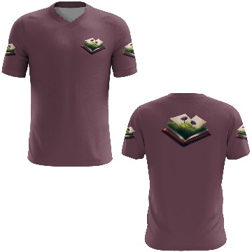 Discover Book and Flower 3D T Shirts