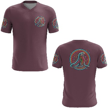 Discover Seal Neon in circle 3D T Shirts