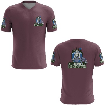Discover Asheville mountain men at sea 3D T Shirts